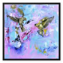 Load image into Gallery viewer, Les Deux Pinsons | Framed Canvas